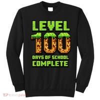 Level 100 Days Of School Complete Gamer  Sweatshirt thumb 0
