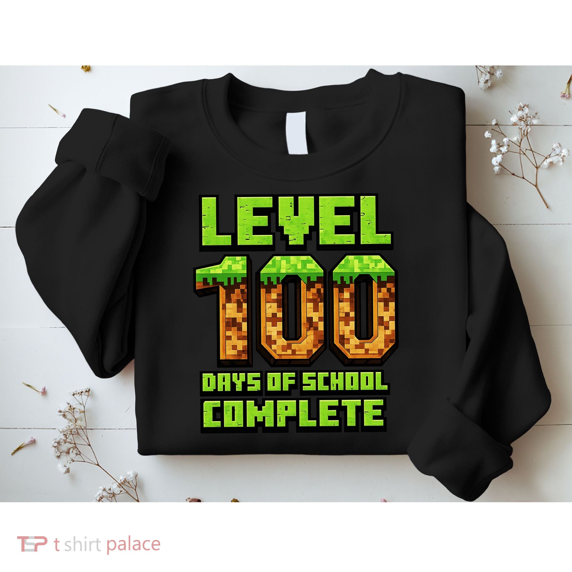 Level 100 Days Of School Complete Gamer  Sweatshirt
