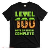 Level 100 Days Of School Complete Gamer  T-Shirt thumb 0