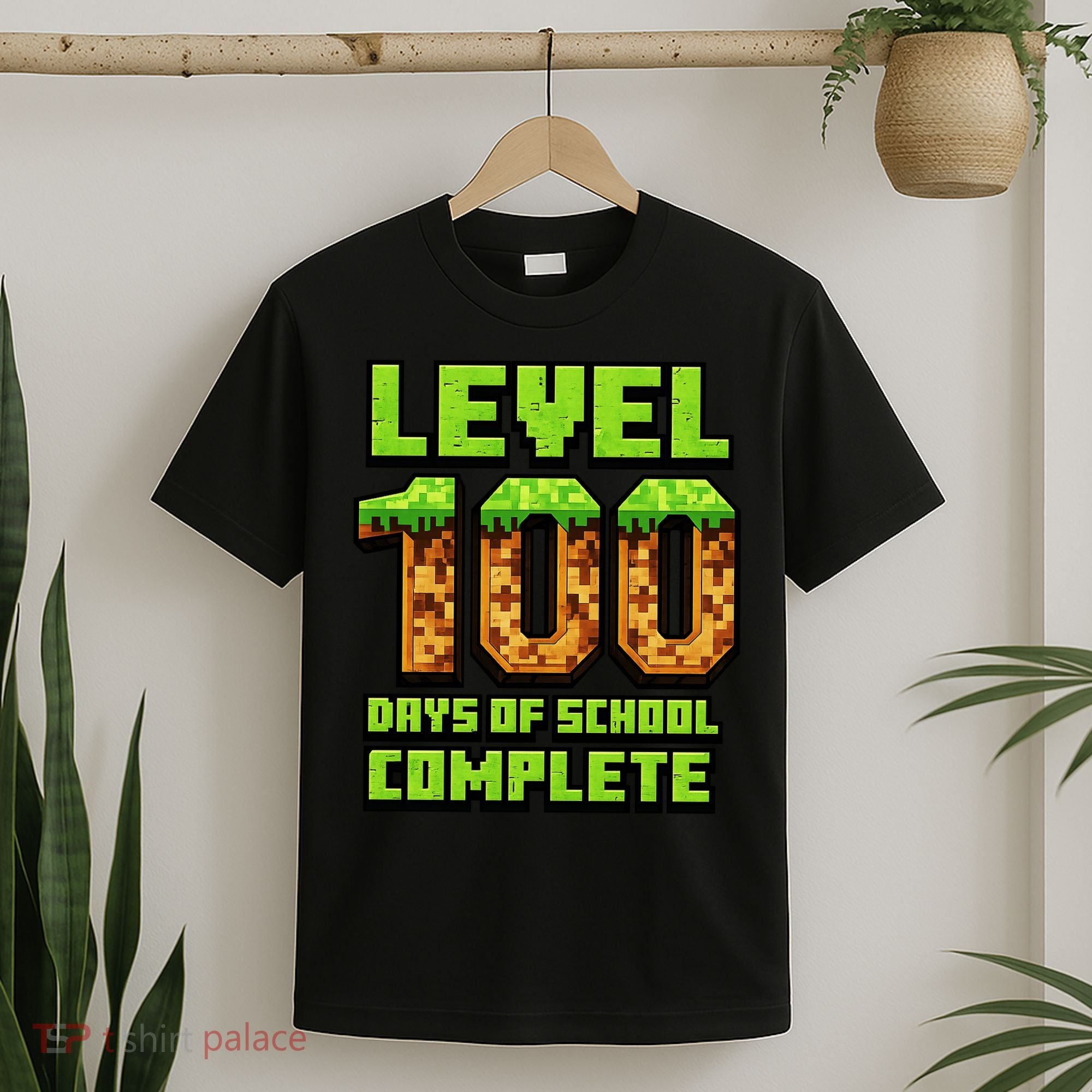 Level 100 Days Of School Complete Gamer  T-Shirt