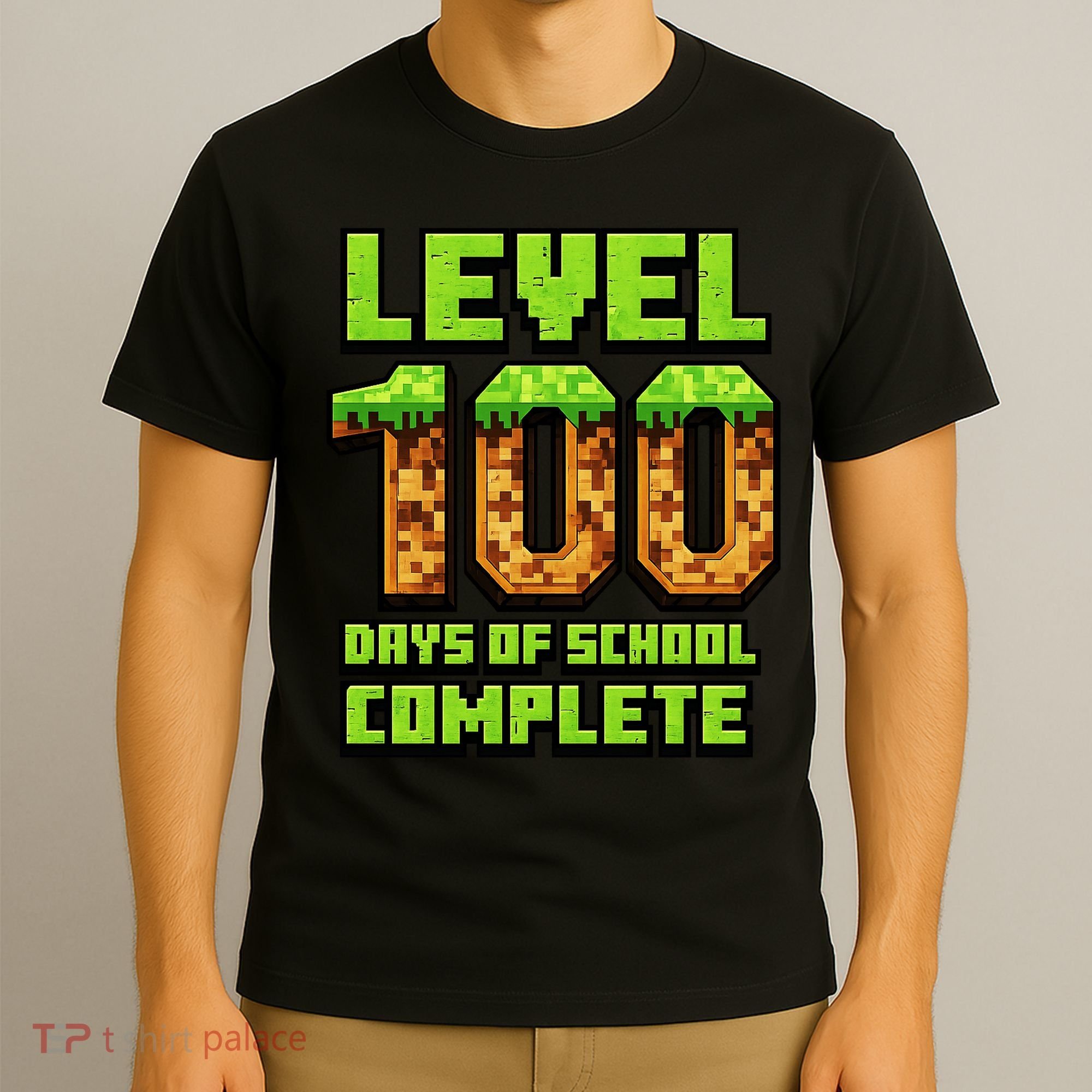 Level 100 Days Of School Complete Gamer  T-Shirt