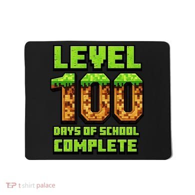 Level 100 Days Of School Complete Gamer  Mousepad