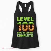 Level 100 Days Of School Complete Gamer  Women's Tank Top thumb 0