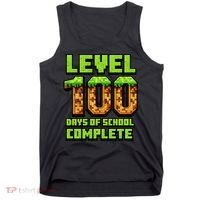 Level 100 Days Of School Complete Gamer  Tank Top thumb 0