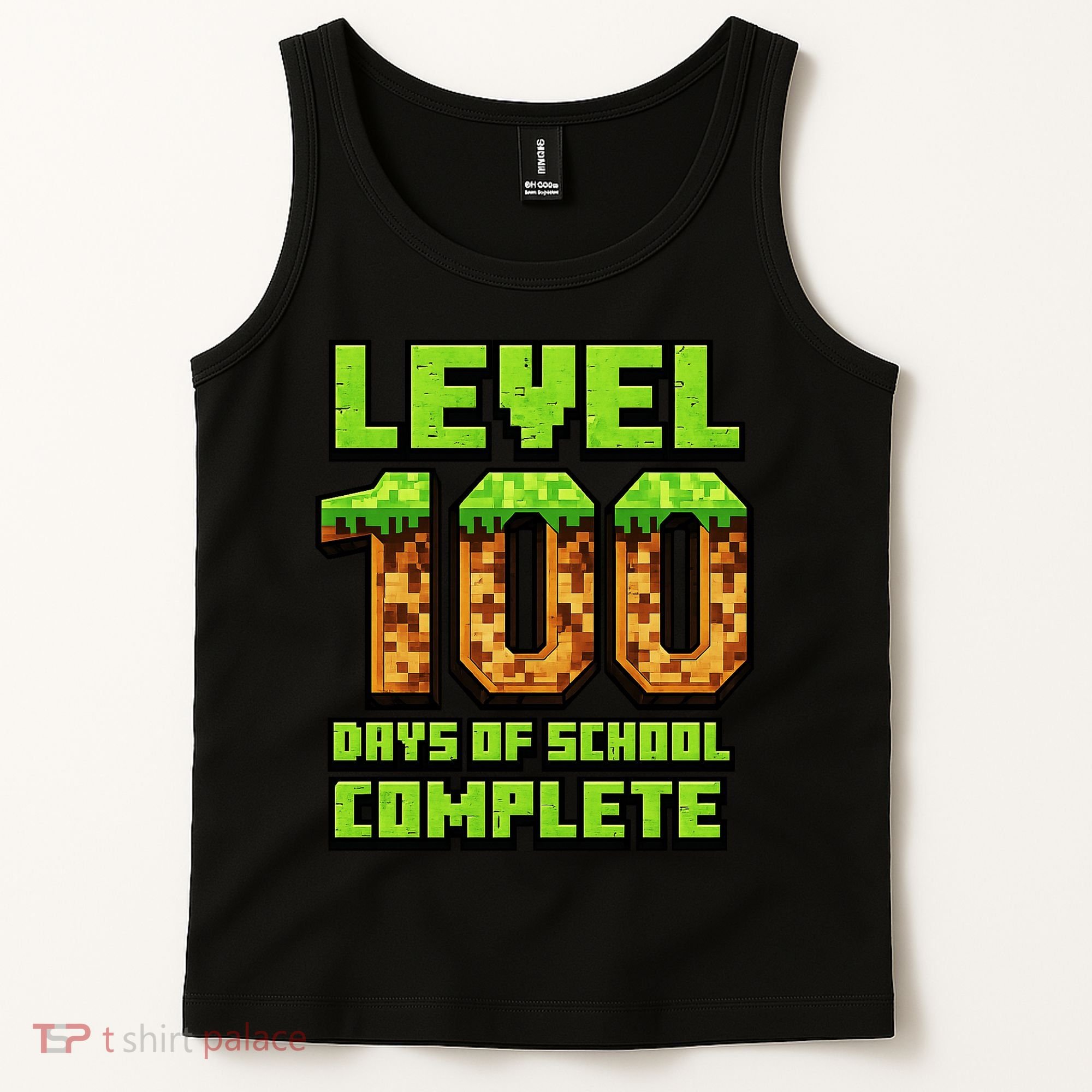 Level 100 Days Of School Complete Gamer  Tank Top