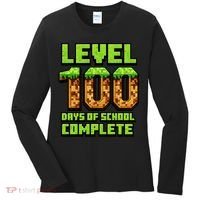 Level 100 Days Of School Complete Gamer  Women's Long Sleeve Shirt thumb 0
