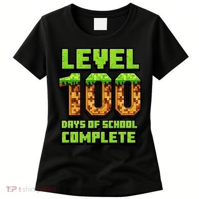 Level 100 Days Of School Complete Gamer  Women's T-Shirt