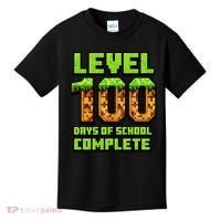 Level 100 Days Of School Complete Gamer  Kids T-Shirt thumb 0