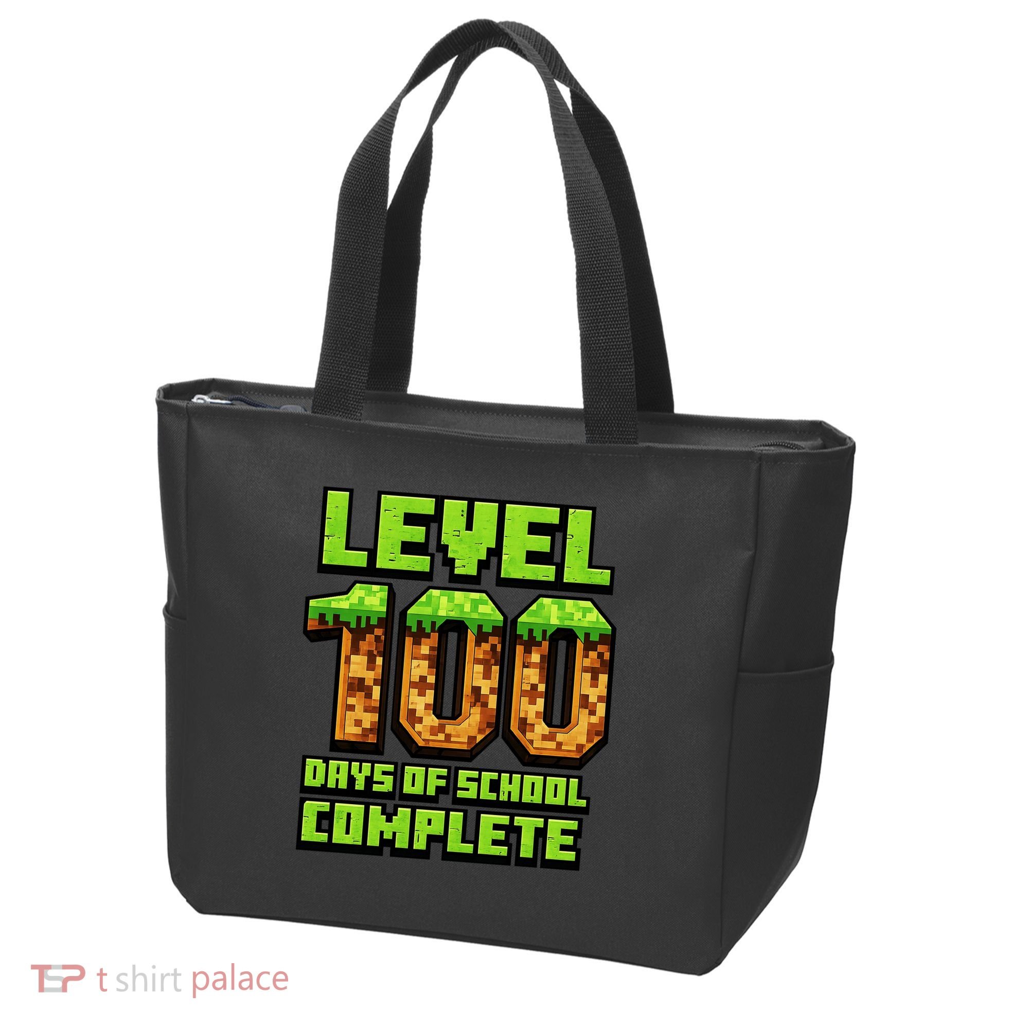 Level 100 Days Of School Complete Gamer  Tote Bag