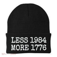 Less 1984 More 1776 Freedom Usa Save America Constitution T Beanie thumb 0
