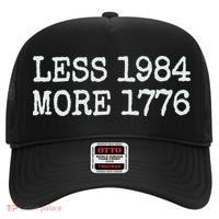 Less 1984 More 1776 Freedom Usa Save America Constitution T Hat thumb 0