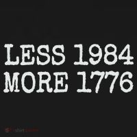 Less 1984 More 1776 Freedom Usa Save America Constitution T Kids Sweatshirt thumb 2