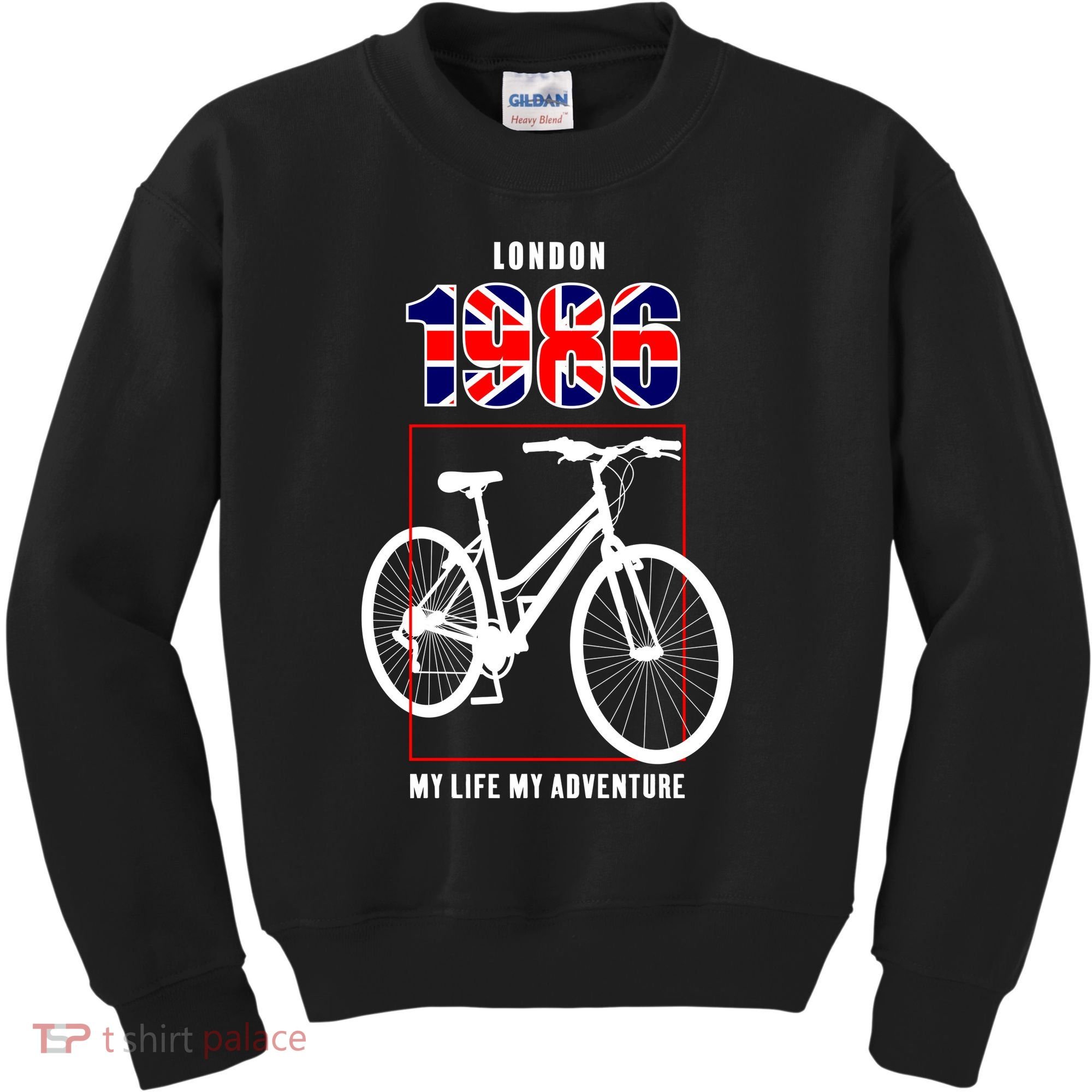 London 1986 My Life My Adventure Kids Sweatshirt