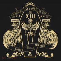 Lucky 13 Thirteen Memento Mori Last Ride Skeleton Biker Women's Hoodie thumb 2