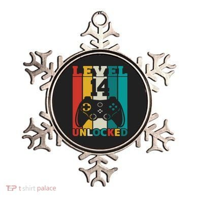 Level 14 Unlocked Video Game 14th Birthday Gamer Gift Ornament