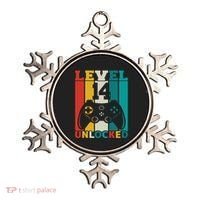 Level 14 Unlocked Video Game 14th Birthday Gamer Gift Ornament thumb 0