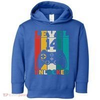 Level 14 Unlocked Video Game 14th Birthday Gamer Gift Toddler Hoodie thumb 0