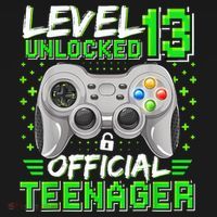 Level 13 Unlocked Teenager 13th Birthday Gamer Women's Hoodie thumb 2