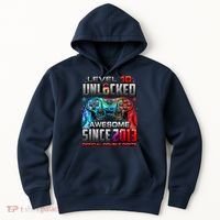 Level 10 Unlocked Awesome Since 2013 10th Birthday Gaming Hoodie thumb 0