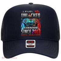 Level 10 Unlocked Awesome Since 2013 10th Birthday Gaming Hat thumb 0