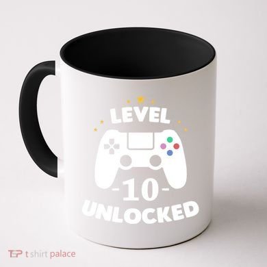 Level 10 Unlocked Video Games 10th Birthday Party Gift Idea Gift Coffee Mug