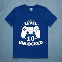 Level 10 Unlocked Video Games 10th Birthday Party Gift Idea Gift T-Shirt thumb 5