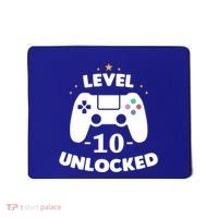 Level 10 Unlocked Video Games 10th Birthday Party Gift Idea Gift Mousepad thumb 0