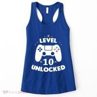 Level 10 Unlocked Video Games 10th Birthday Party Gift Idea Gift Women's Tank Top thumb 0