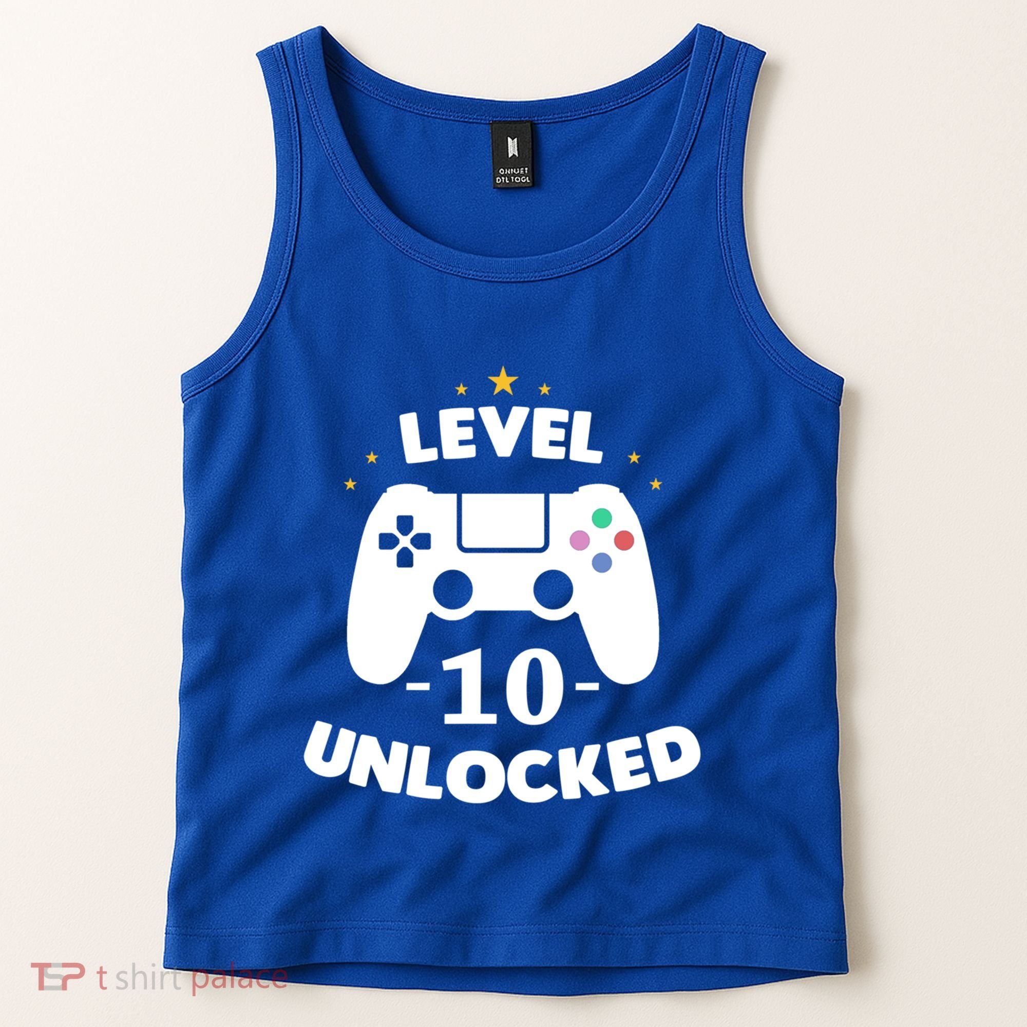 Level 10 Unlocked Video Games 10th Birthday Party Gift Idea Gift Tank Top