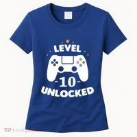 Level 10 Unlocked Video Games 10th Birthday Party Gift Idea Gift Women's T-Shirt thumb 0