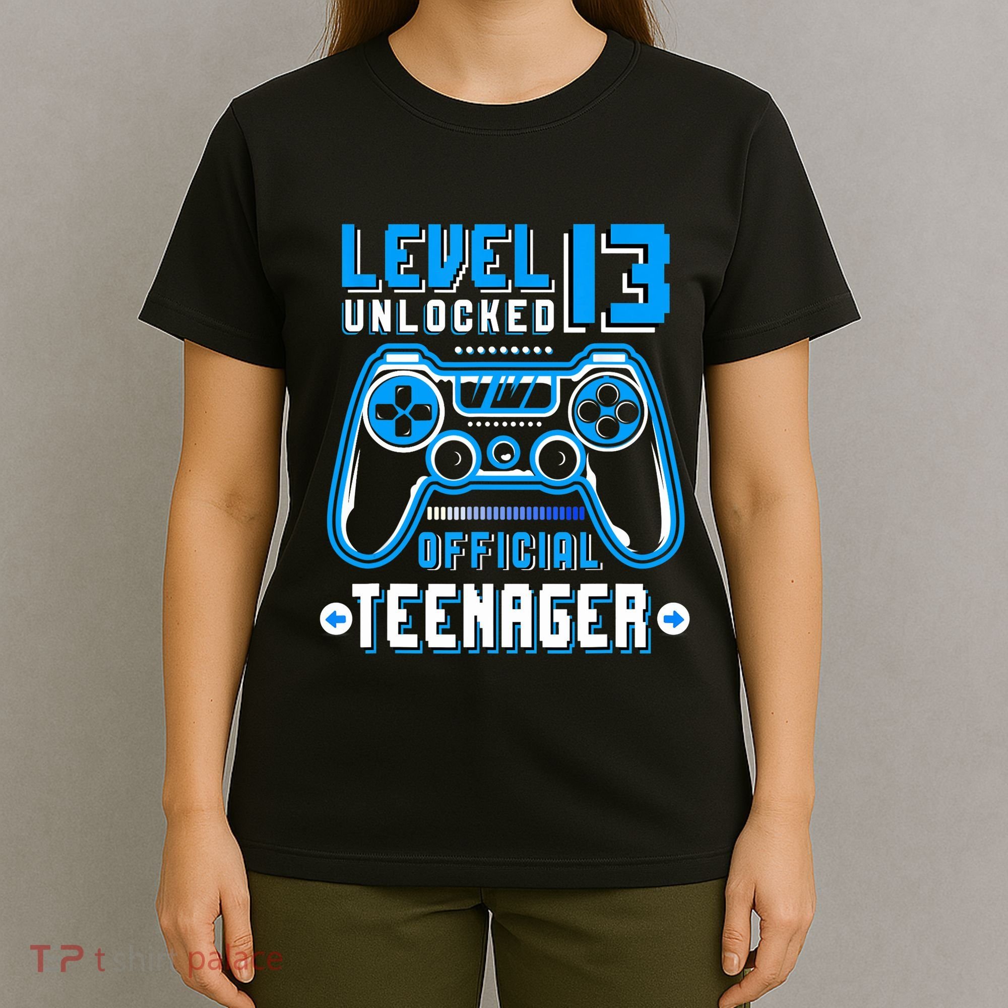 Level 13 Unlocked Teenager Video Game 13th Birthday T-Shirt