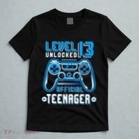 Level 13 Unlocked Teenager Video Game 13th Birthday T-Shirt thumb 5