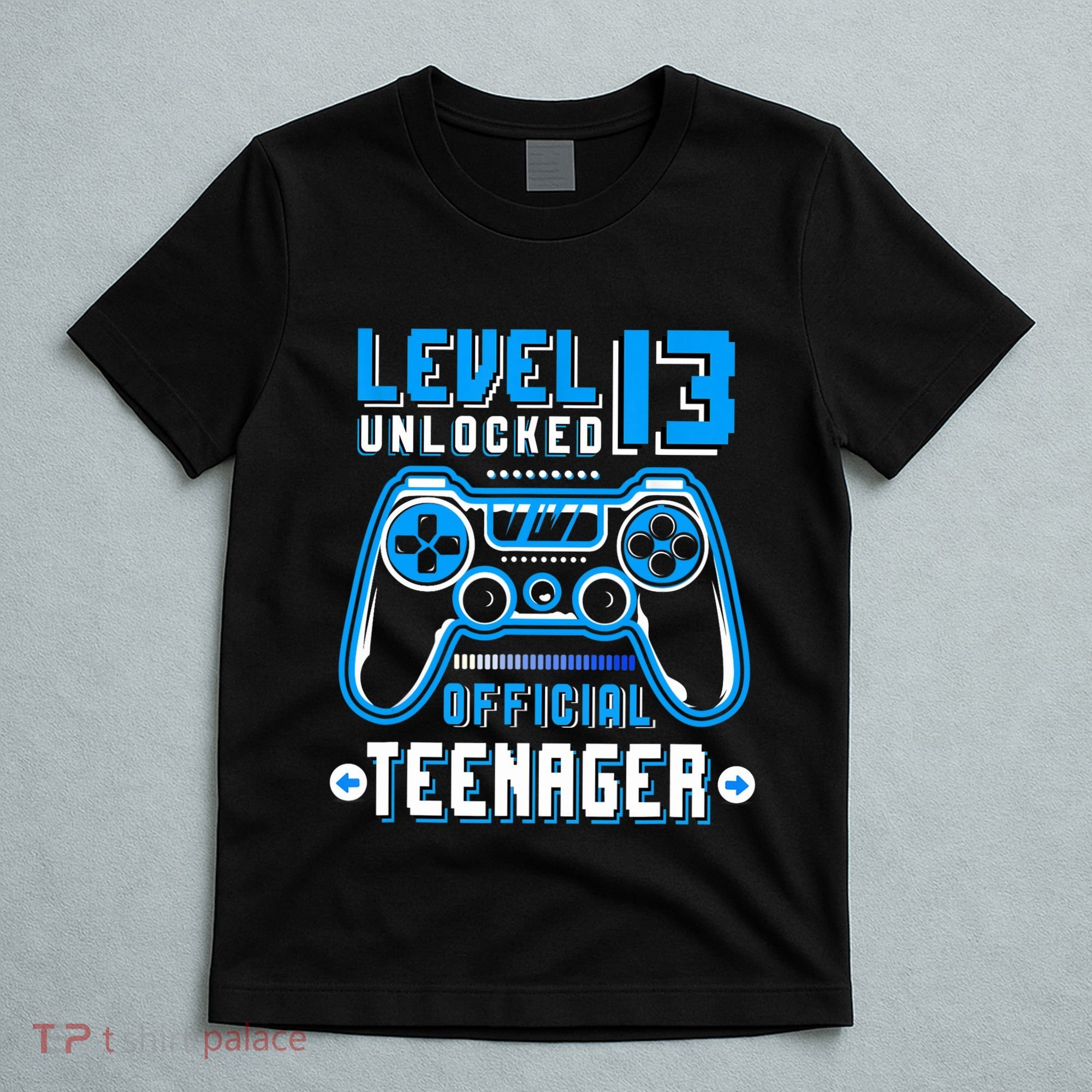 Level 13 Unlocked Teenager Video Game 13th Birthday T-Shirt