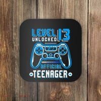 Level 13 Unlocked Teenager Video Game 13th Birthday Coaster thumb 0