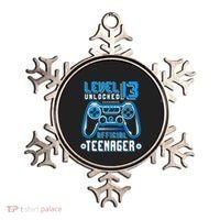 Level 13 Unlocked Teenager Video Game 13th Birthday Ornament thumb 0