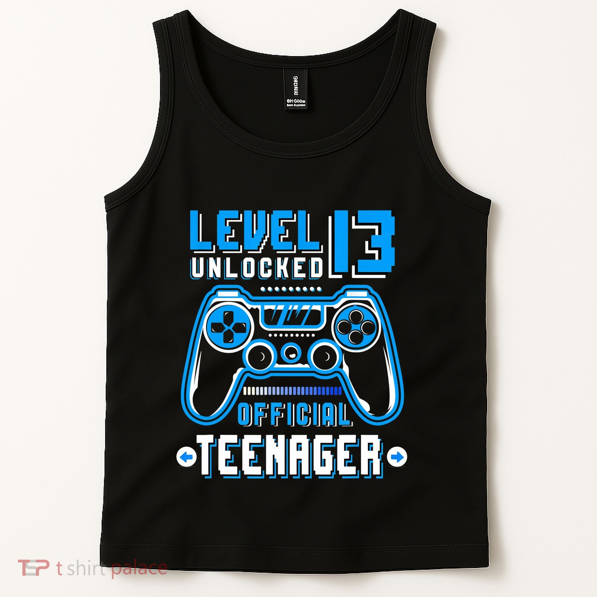 Level 13 Unlocked Teenager Video Game 13th Birthday Tank Top