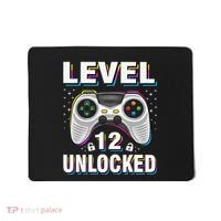 Level 12 Unlocked Boys 12th Birthday 12 Year Old Gamer Mousepad thumb 0