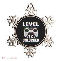 Level 12 Unlocked Boys 12th Birthday 12 Year Old Gamer Ornament thumb 0