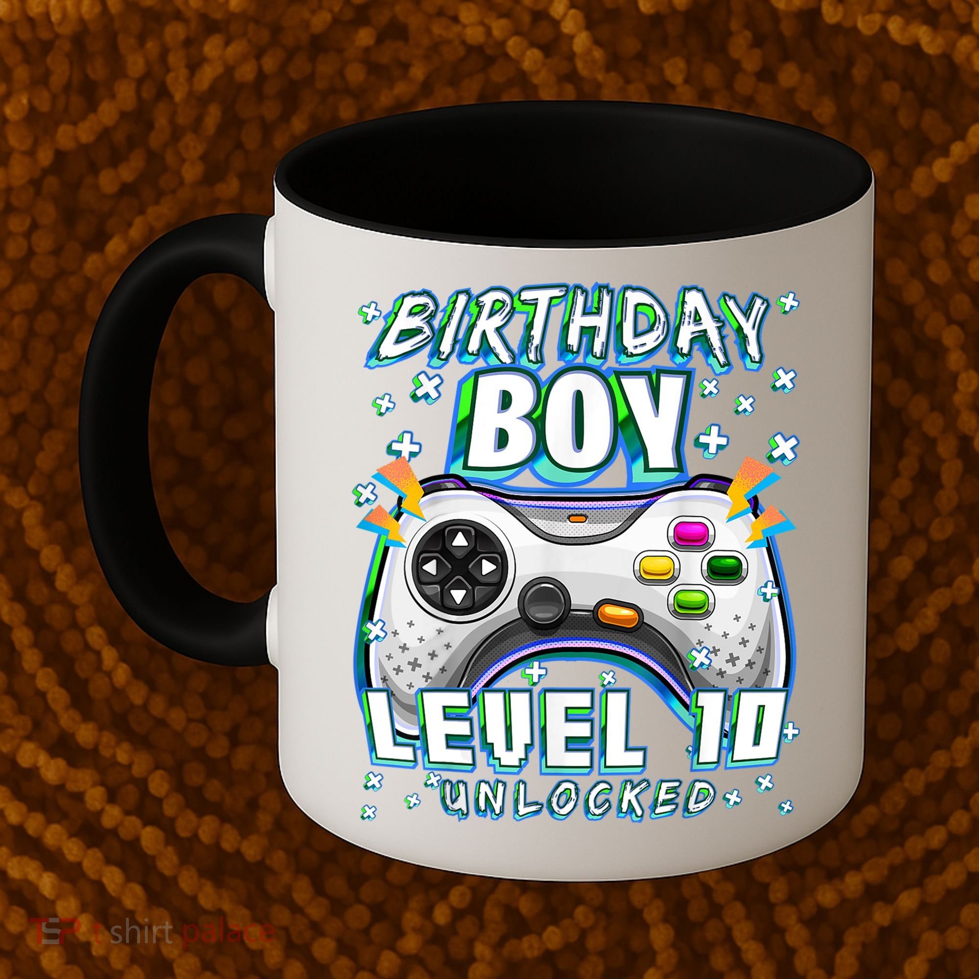 Level 10 Unlocked Video Game 10th Birthday Gamer Boys TShirt Coffee Mug