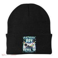 Level 10 Unlocked Video Game 10th Birthday Gamer Boys TShirt Beanie thumb 0
