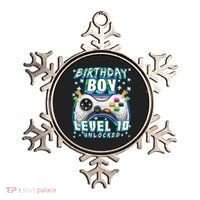 Level 10 Unlocked Video Game 10th Birthday Gamer Boys TShirt Ornament thumb 0