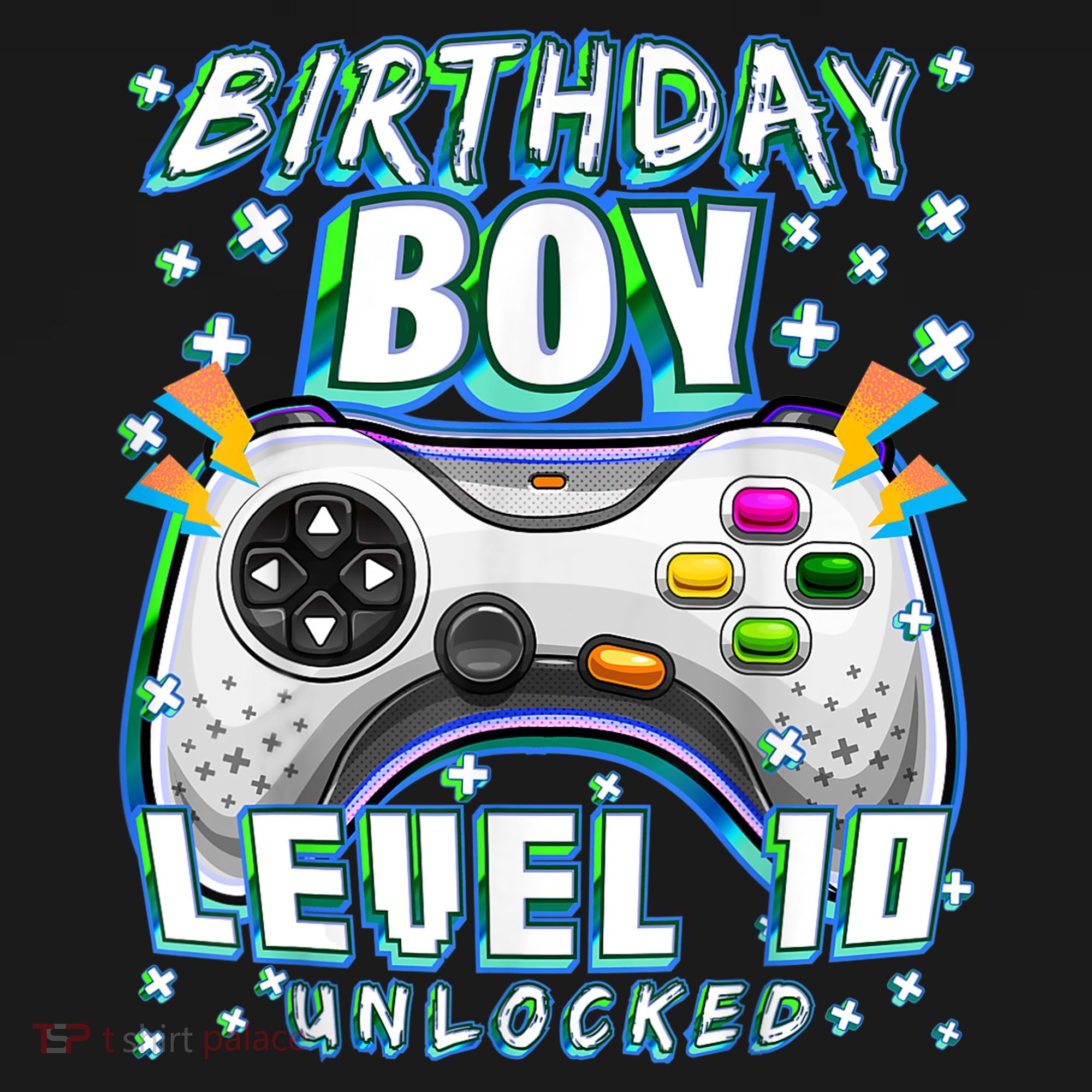 Level 10 Unlocked Video Game 10th Birthday Gamer Boys TShirt Women's Tank Top
