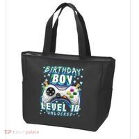 Level 10 Unlocked Video Game 10th Birthday Gamer Boys TShirt Tote Bag thumb 3