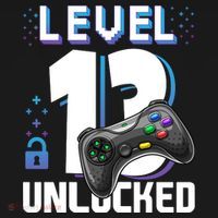 Level 13 Unlocked Funny Video Gamer 13th Birthday Gift For Gamers T-Shirt thumb 7