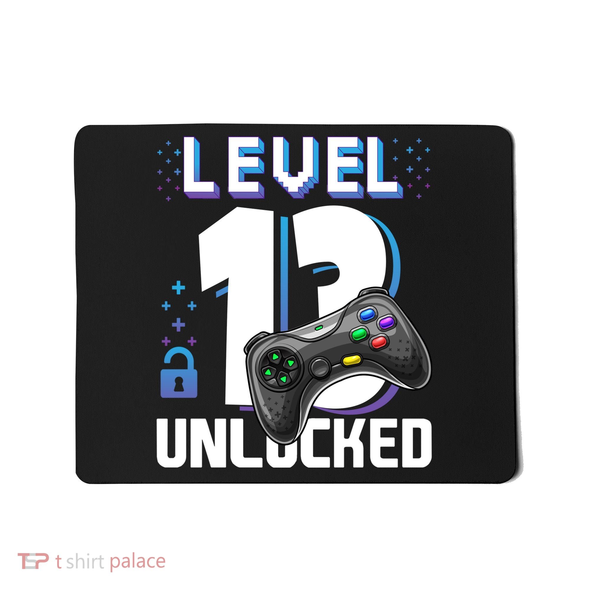 Level 13 Unlocked Funny Video Gamer 13th Birthday Gift For Gamers Mousepad