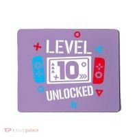 Level 10 Unlocked Birthday, 10th Birthday Boy Gamer, 10 Years Old Gamer Mousepad thumb 0