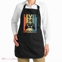 Level 14 Unlocked Funny Video Gamer 14th Birthday Gift Apron thumb 2