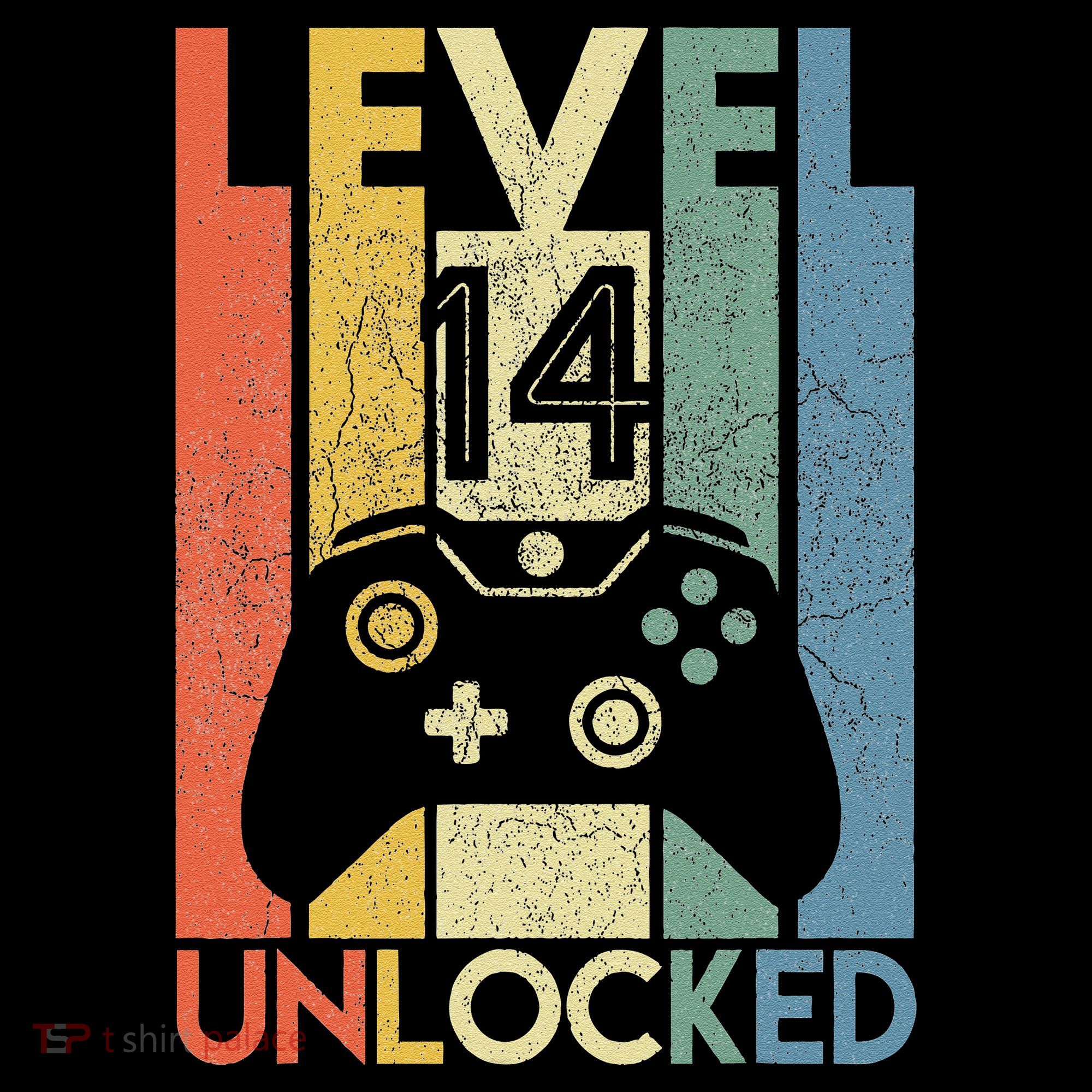 Level 14 Unlocked Funny Video Gamer 14th Birthday Gift Coffee Mug