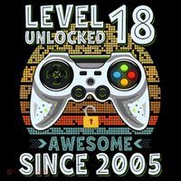 Level 18 Unlocked Awesome 2005 Funny Gamer 18th Birthday Coffee Mug thumb 5