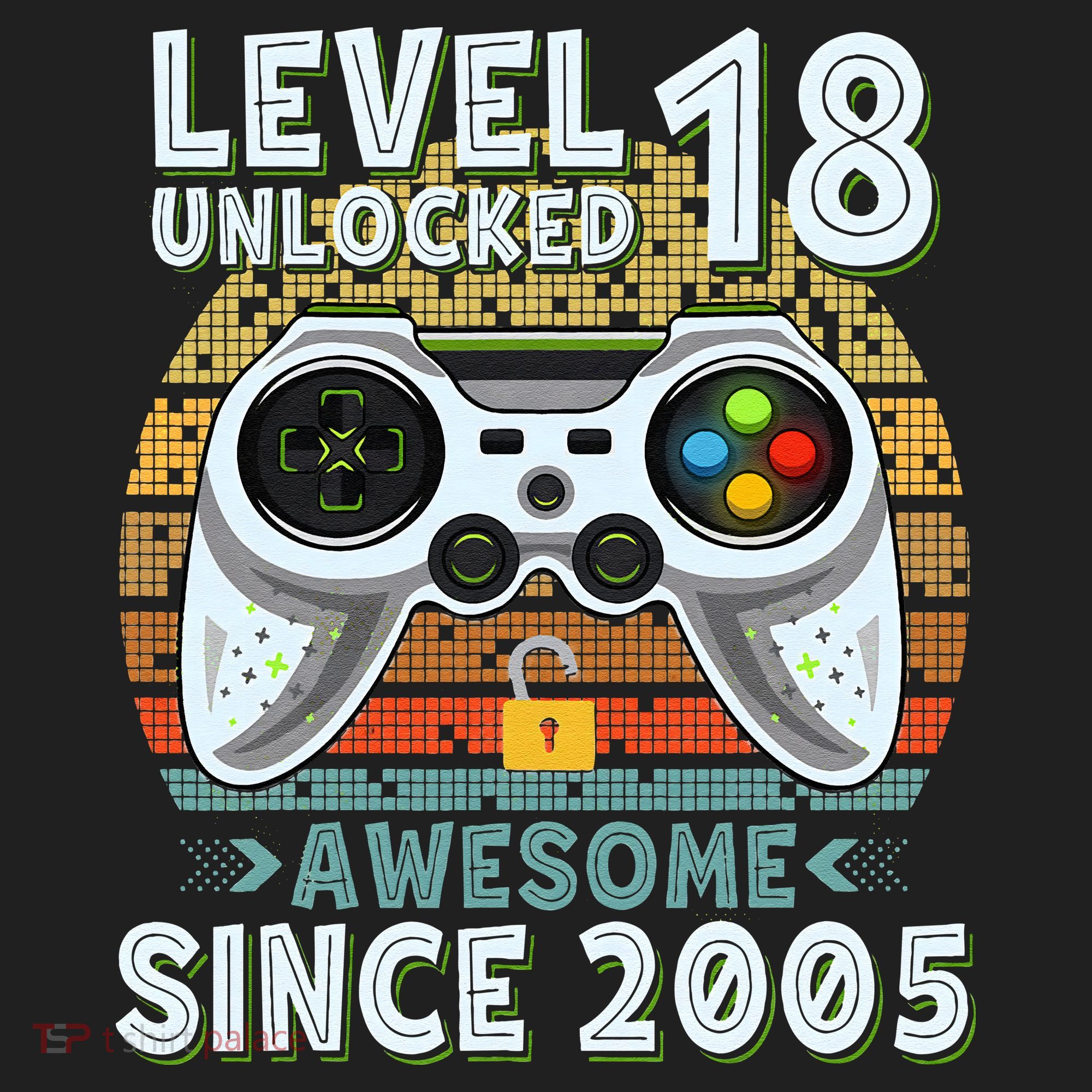 Level 18 Unlocked Awesome 2005 Funny Gamer 18th Birthday Beanie